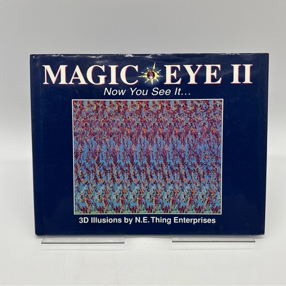 Lot of 6 Magic Eye Hardcover Softcover Books - 1-3, Gallery, Nostradamus Tricks - Picture 8 of 9